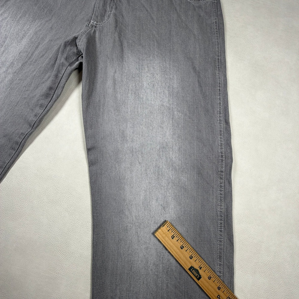Southpole Mens Relaxed‎ Fit Grey Faded Denim Jeans 40x34 Baggy Streetwear Y2K - Picture 8 of 12